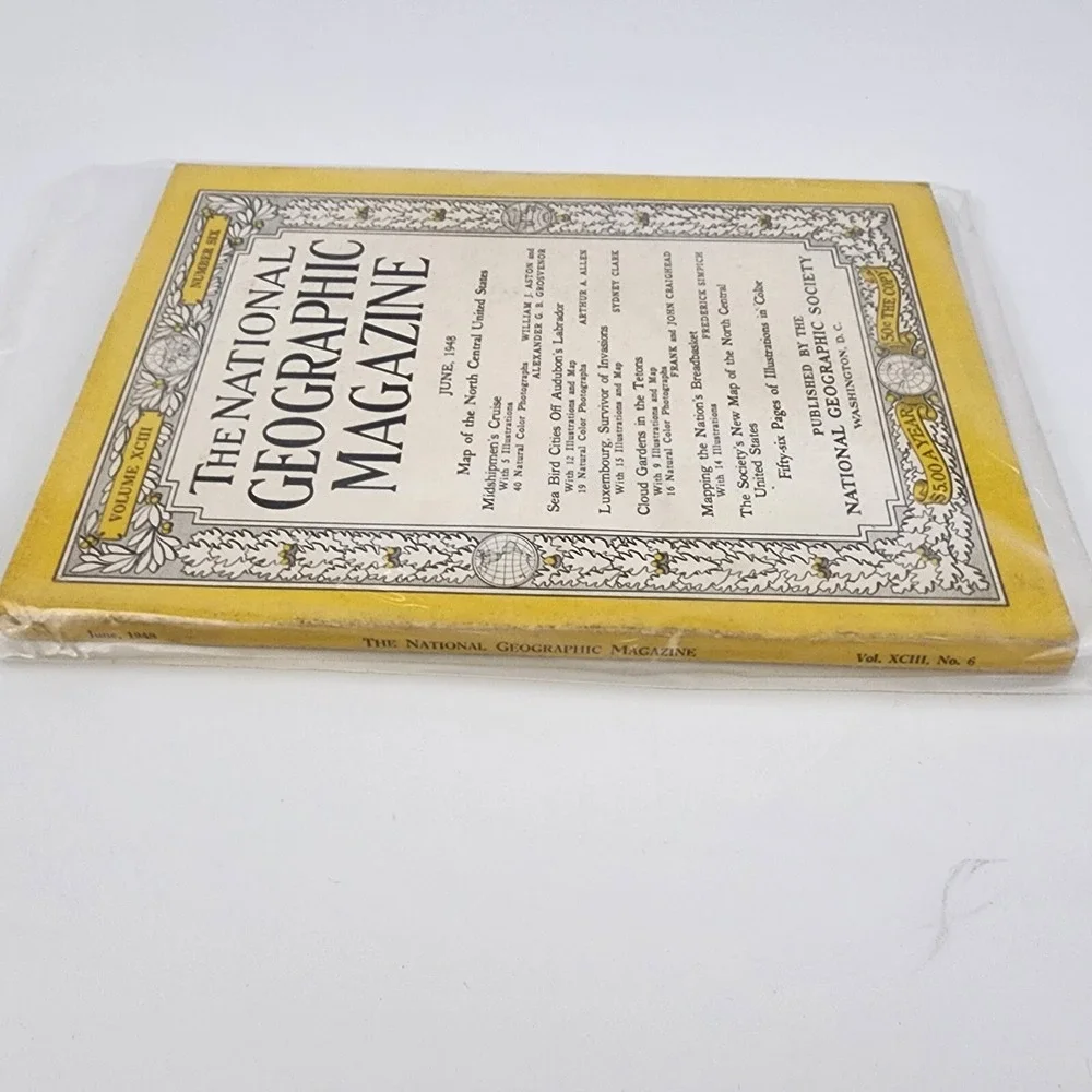 National‎ Geographic Magazine June 1948 No  Insert
